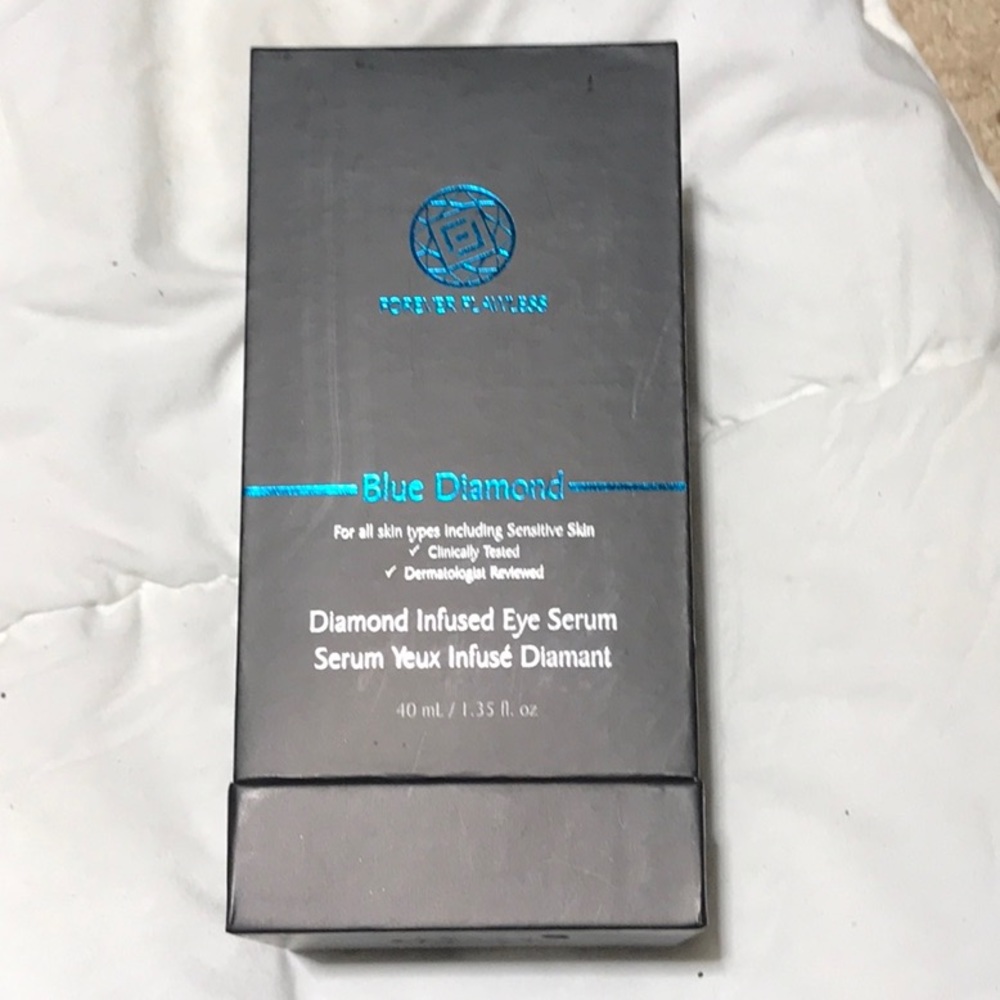 Diamond infused eye serum